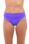 La Blanca Island Goddess Hipster Bikini Bottoms In Purple
