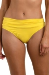 La Blanca Island Goddess Hipster Bikini Bottoms In Pineapple