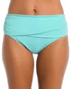 La Blanca Island Goddess Overlap Bikini Bottoms