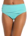 La Blanca Island Goddess Overlap Bikini Bottoms