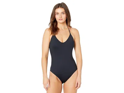 La Blanca Island Goddess Multi Strap Cross-back One-piece Women's Swimsuits One Piece Black: 10