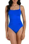 La Blanca Island Goddess One-piece Swimsuit In Blue