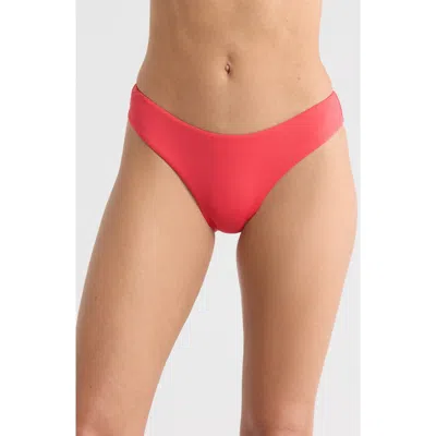La Blanca Island Goddess Ruched Bikini Bottoms In Pink