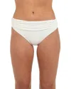 La Blanca Island Goddess Shirred Bikini Bottom