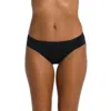 La Blanca Island Goddess Shirred Hipster Bikini Bottom In Black