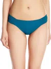 La Blanca Island Goddess Side Shirred Hipster In Marina In Multi