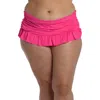 La Blanca Island Goddess Skirted Bikini Bottoms In Pink