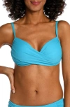 LA BLANCA LA BLANCA ISLAND GODDESS WRAP BIKINI TOP