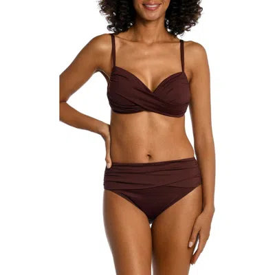 LA BLANCA LA BLANCA ISLAND GODDESS WRAP BIKINI TOP