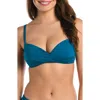 La Blanca Island Goddess Wrap Bikini Top In Ocean