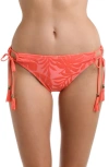 LA BLANCA LA BLANCA ISLAND PALM ADJUSTABLE LOOP HIPSTER BIKINI BOTTOMS