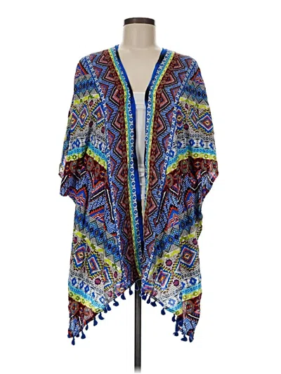 Pre-owned La Blanca Kimono In Blue