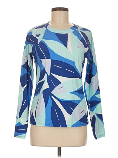 Pre-owned La Blanca Long Sleeve T-shirt In Blue