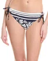 La Blanca Adjustable Loop Hipster Bikini Bottoms In Blue