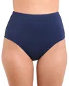 La Blanca Hi-rise Swim Bottom - Plus In Midnight In Indigo
