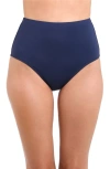 La Blanca Hi-rise Swim Bottom - Plus In Midnight In Indigo