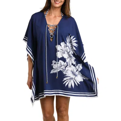 La Blanca Mariner Cover-up Caftan In Green