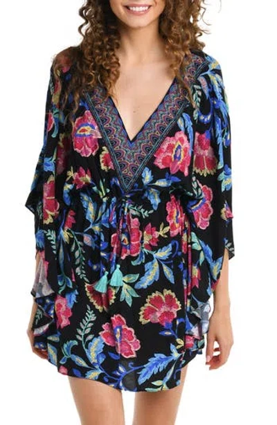 LA BLANCA LA BLANCA MIDNIGHT V-NECK COVER-UP DRESS