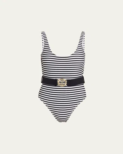 La Blanca Mila Voyage One-piece Swimsuit In Animal Print