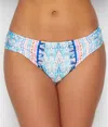 La Blanca Milano Side Shirred Hipster In Multi In Multi