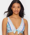 La Blanca Milano Tie-front Ots Bra In Multi In Multi