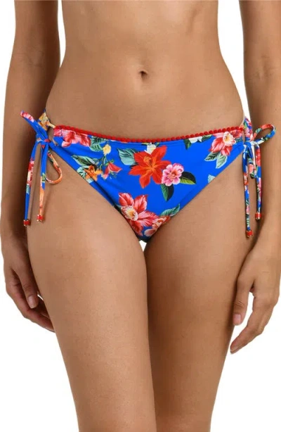 La Blanca Modern Adjustable Loop Bikini Bottoms In Multi