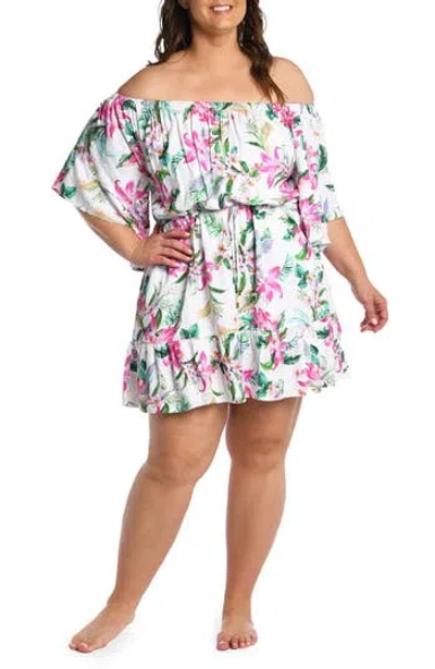 La Blanca Mystic Tiered Cover-up Dress In Multi