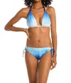La Blanca Ocean Oasis Halter Triangle Swin Top In Blue In Blue