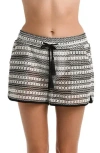 La Blanca On Shore Beach Cover-up Crochet Shorts