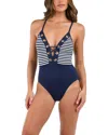 La Blanca One-piece In Blue