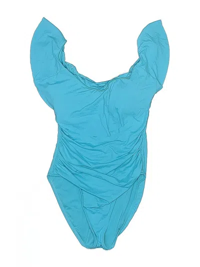 Pre-owned La Blanca One Piece Swimsuit In Blue