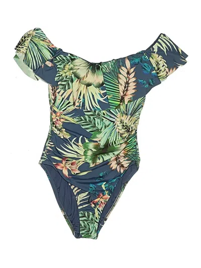 Pre-owned La Blanca One Piece Swimsuit In Blue