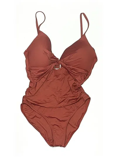 Pre-owned La Blanca One Piece Swimsuit In Brown
