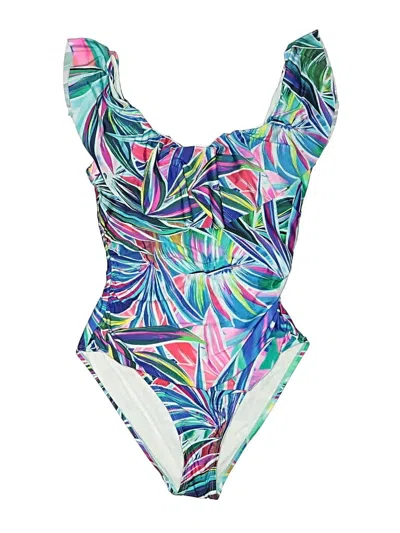 La Blanca One Piece Swimsuit In Green