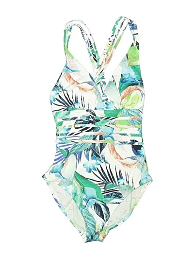 Pre-owned La Blanca One Piece Swimsuit In Green