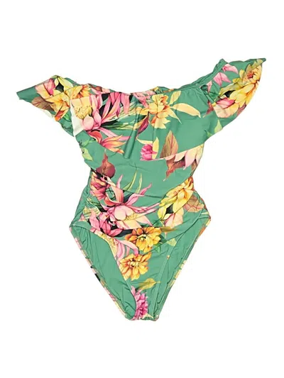Pre-owned La Blanca One Piece Swimsuit In Green
