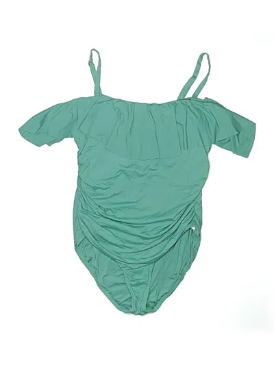 Pre-owned La Blanca One Piece Swimsuit In Green