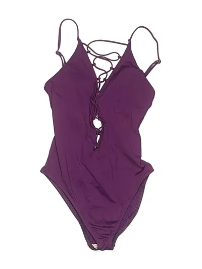 Pre-owned La Blanca One Piece Swimsuit In Purple