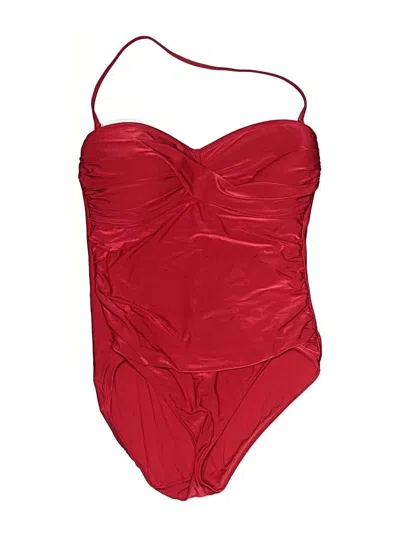Pre-owned La Blanca One Piece Swimsuit In Red