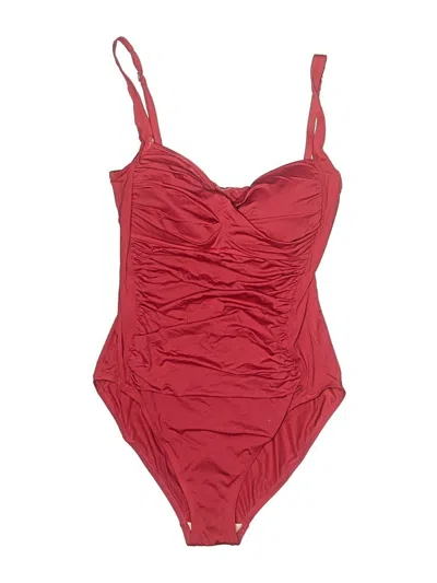Pre-owned La Blanca One Piece Swimsuit In Red