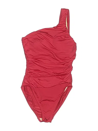 La Blanca One Piece Swimsuit In Red