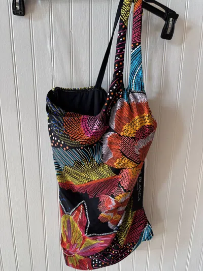 La Blanca One Shoulder Tankini In Multi