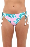 La Blanca Opulent Adjustable Loop Hipster Bottom In Pink Multi