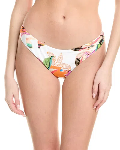 La Blanca Paradise Scoop Front Bikini Bottom In Multi