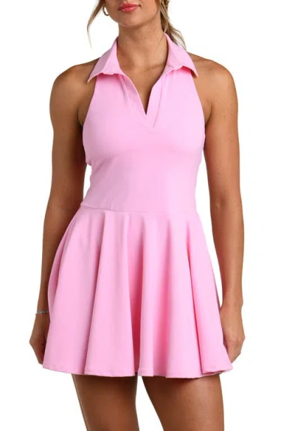 La Blanca Racerback Tennis Dress In Pink