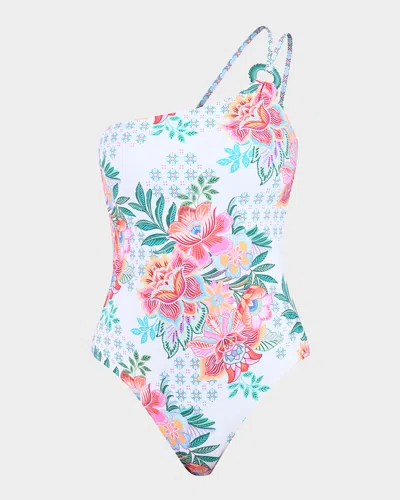 LA BLANCA RIVIERA ASYMMETRIC ONE-PIECE SWIMSUIT