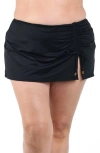 La Blanca Womens Cinched Tunnel Swim Bottom Separates In Black