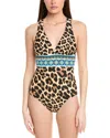 La Blanca Running Cross Back One-piece Swimsuit In Brown