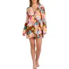 La Blanca Saharan Sands V-neck Tunic Coverup In Brown