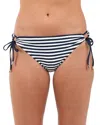 La Blanca Sail Adjustable Loop Hipster Bikini Bottoms In Indigo